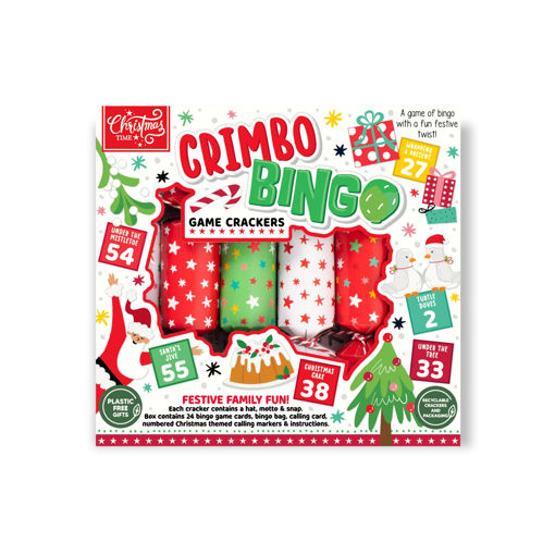 Picture of BINGO CHRISTMAS CRACKERS 9 INCH - 6 PACK